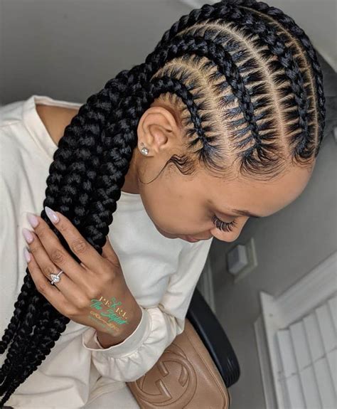 6 cornrow braids - Related Post: 20 Super Hot Cornrow Braid Hairstyles. 5. Two-Toned Fulani Braids in a Top Bun. Sometimes you just can’t have your braids loose when you’re running around doing lots of errands. ... 6. Extra-Long Blue Rainbow Braids. Bold, beautiful and 50 “Shades of Blue”; ...